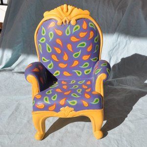 signed Molly numbered 4/250 hand made painted chair bourke doll? (553w)